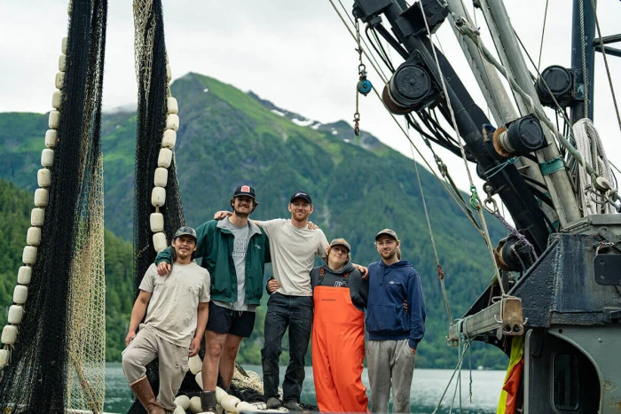 Fishermen posing for a photo